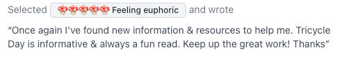 Feeling euphoric Feeling euphoric